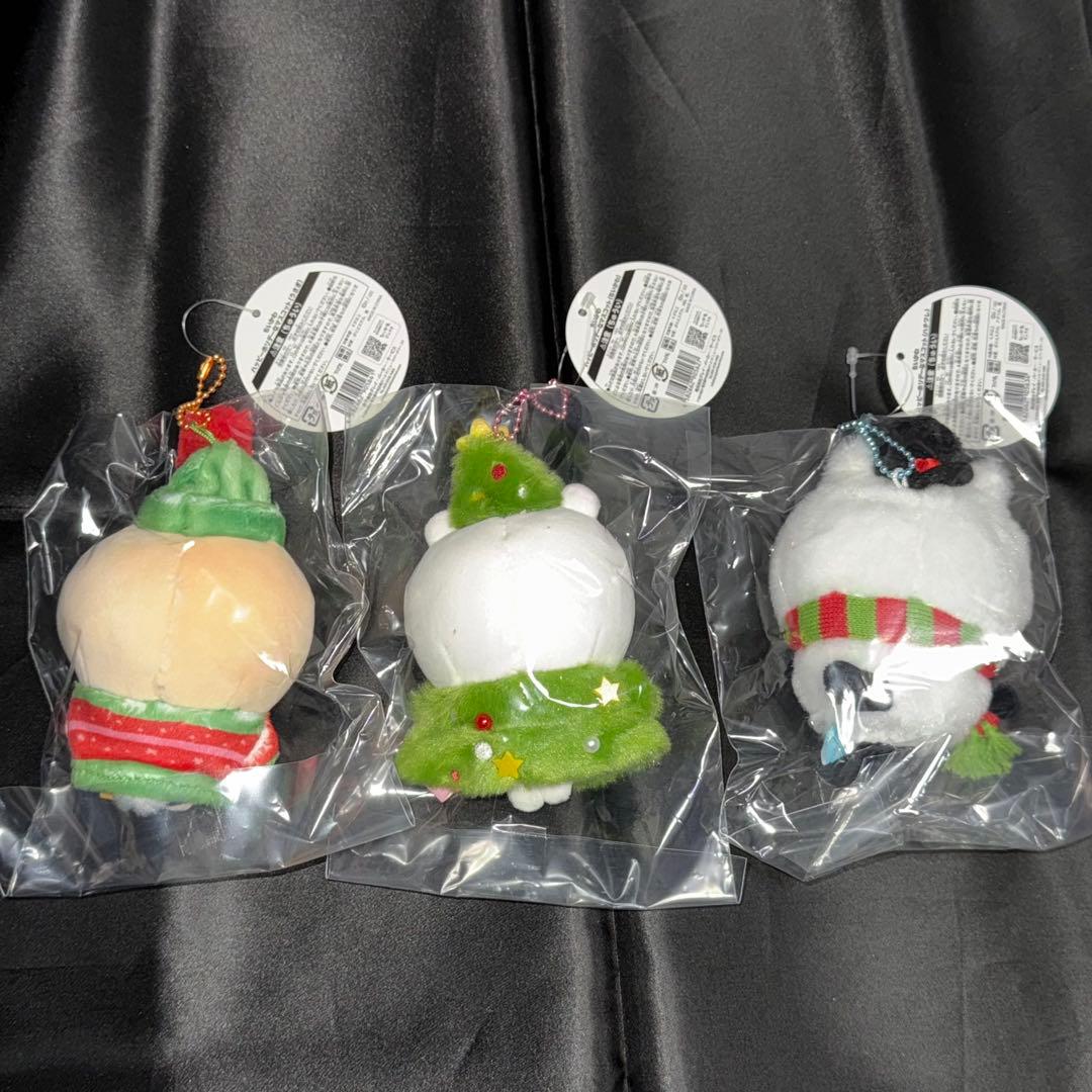 ちいかわ ハッピーホリデーなマスコット ぬいぐるみ ハチワレ うさぎ クリスマス