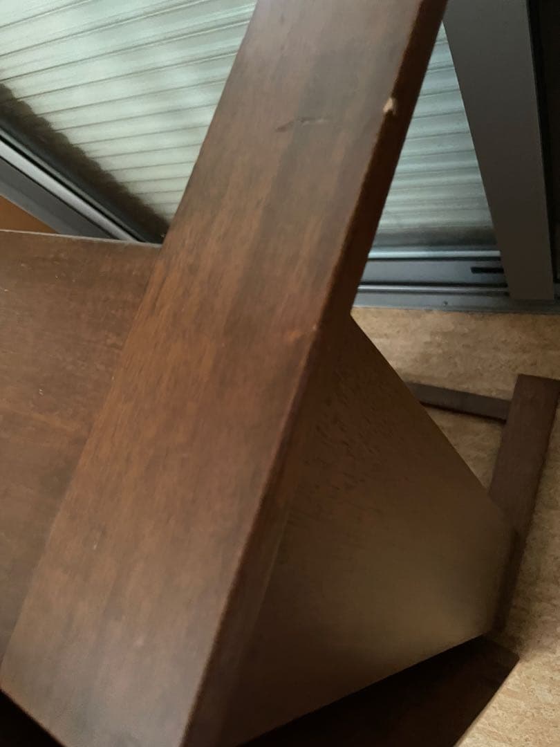 アンティーク　ダイニングチェア木製　収納付き