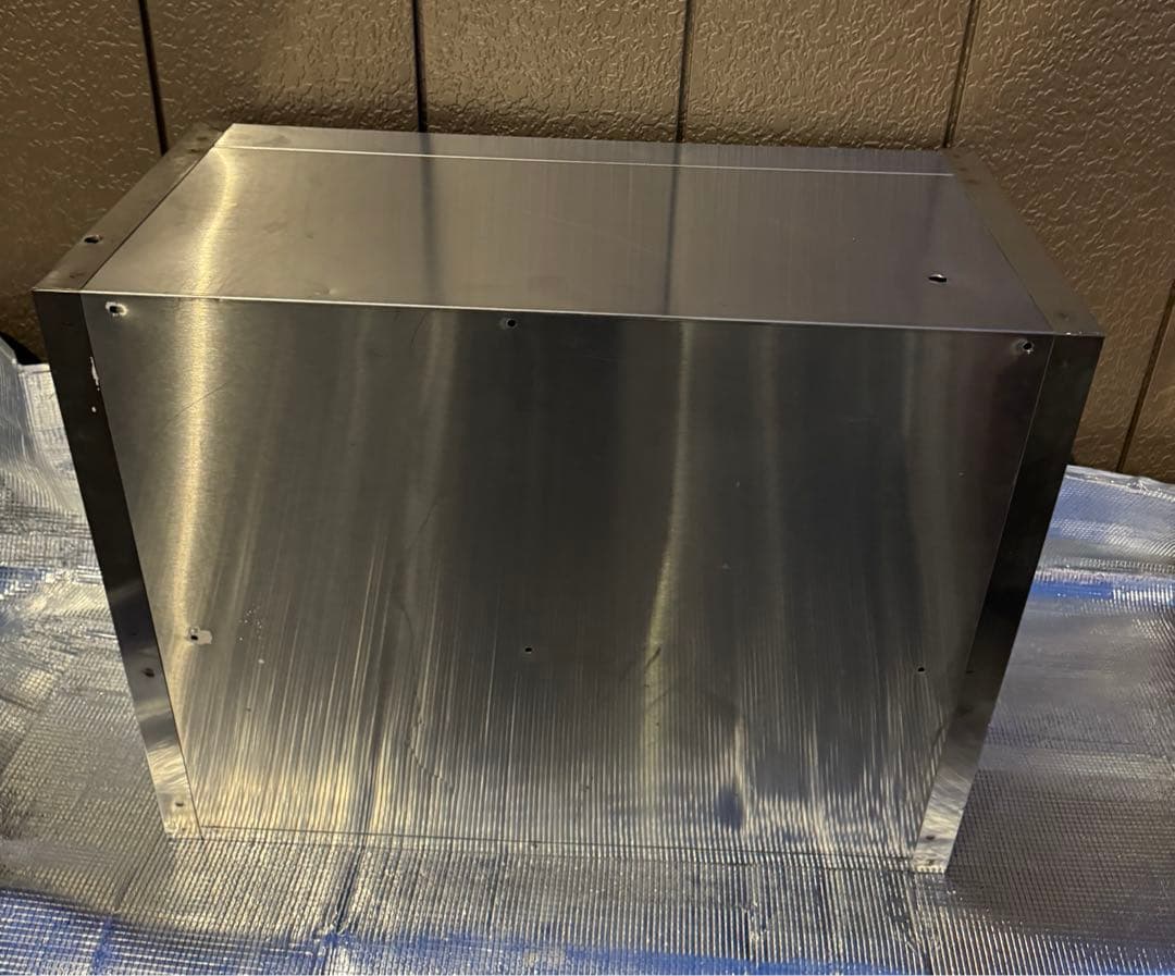 スライド扉式　吊り棚　ステンレス製品　食器棚　収納棚　中古品