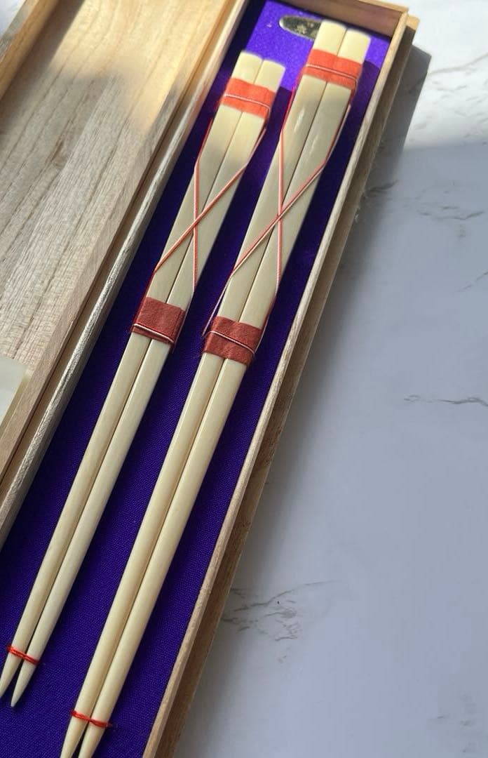 ⭐︎新品未使用⭐︎ 希少品　夫婦箸　天然素材