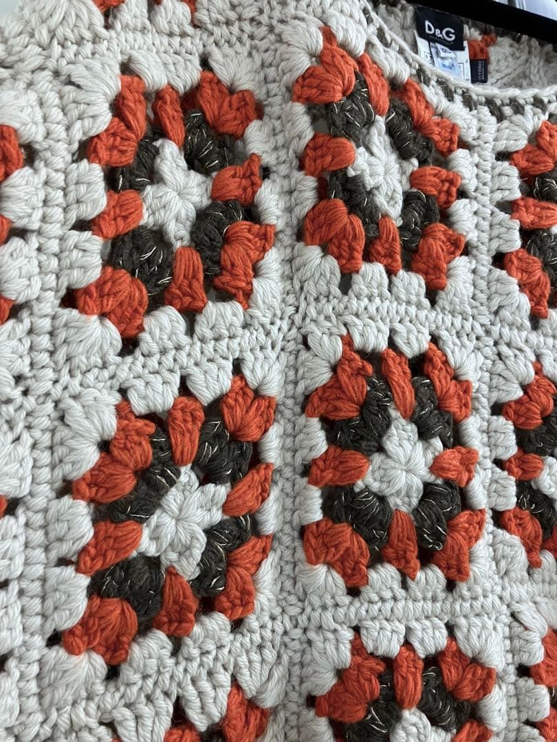 【D&G】Granny square/WOOL crochet Poncho