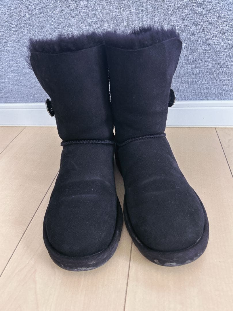 ※値下げ　UGGムートンブーツ 24.0 箱あり　ストーン