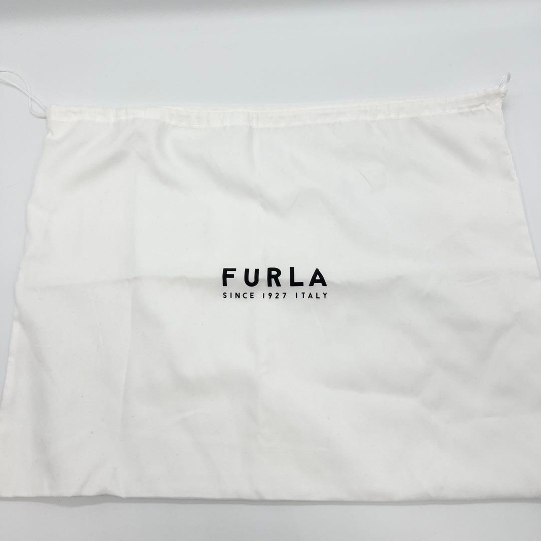 美品✨フルラ　ショルダーバッグ　ダナエ　レザー　ピンク　2way　現行