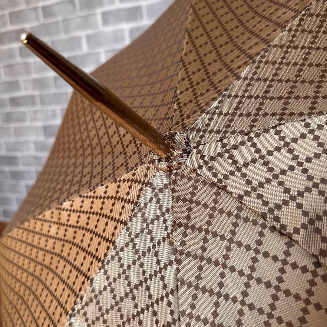 美品 GUCCI グッチ ディアマンテ 総柄 長傘