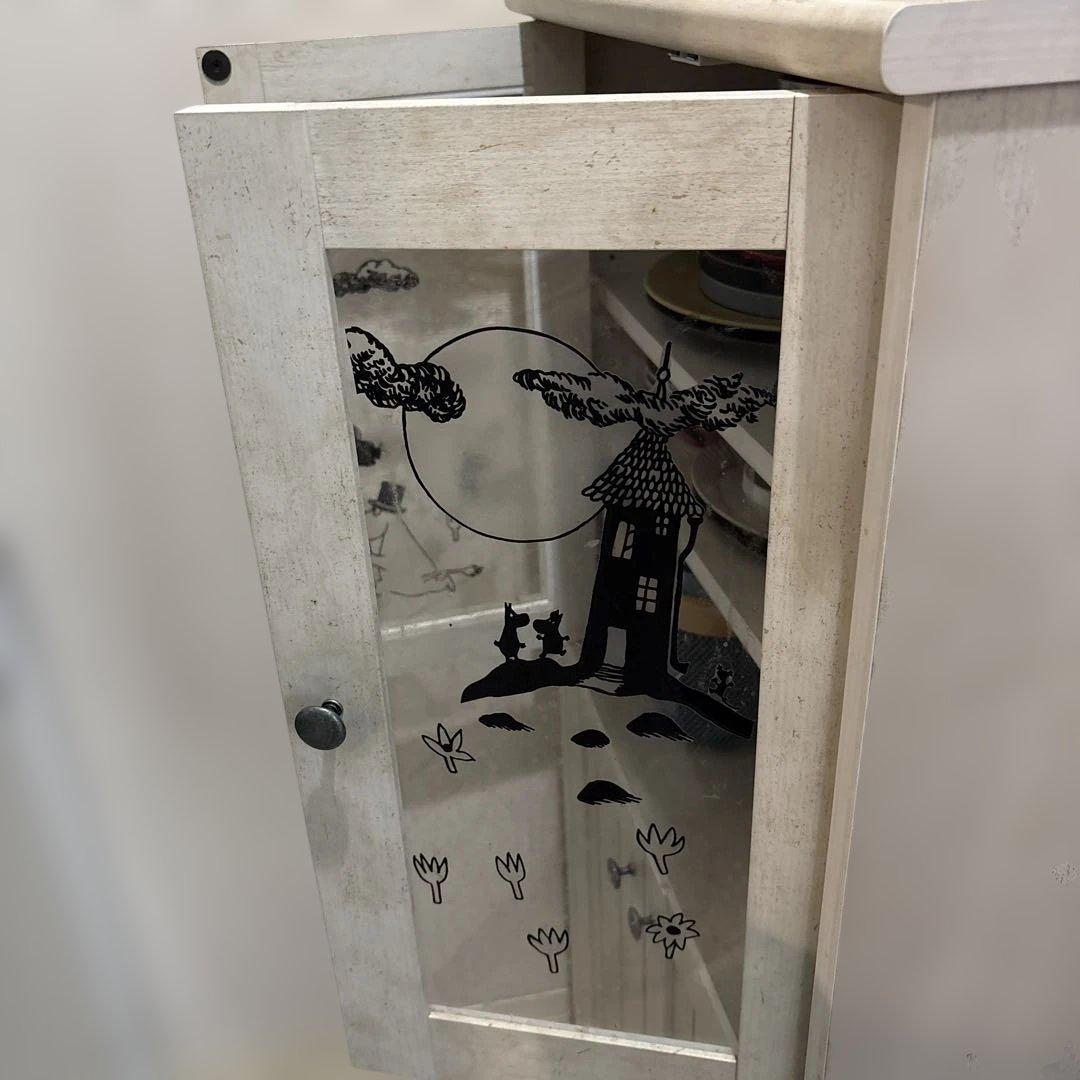 サクラ　ニトリ　キャビネット　リズバレー　食器棚