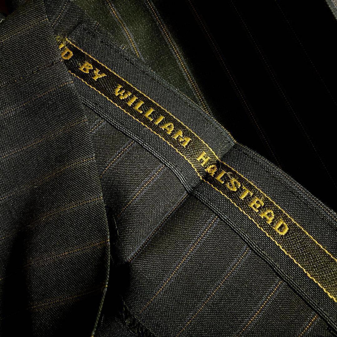 極美品 極上ウール ダブルブレストスーツ× LOUIS VUITTONネクタイ