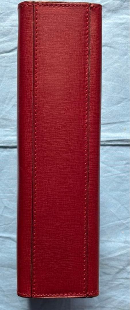 Cartier レザー クラッチバッグ レッド 箱付き