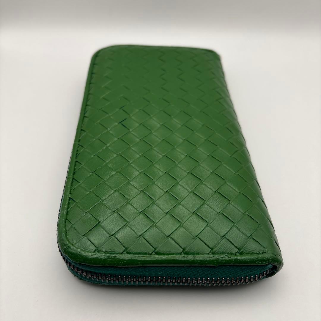 ◆正規品◆ボッティガヴェネタイントレチャート ラウンドファスナー長財布オマケ付き