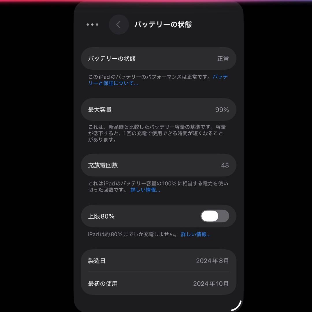 iPad mini第7世代(A17pro)256GB celluler カバー付