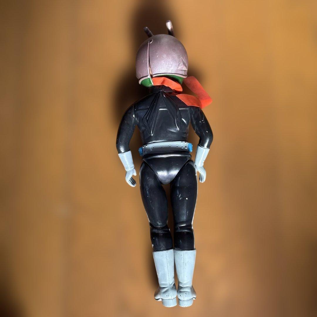 昭和レトロ 仮面ライダー1号 面トレソフビ