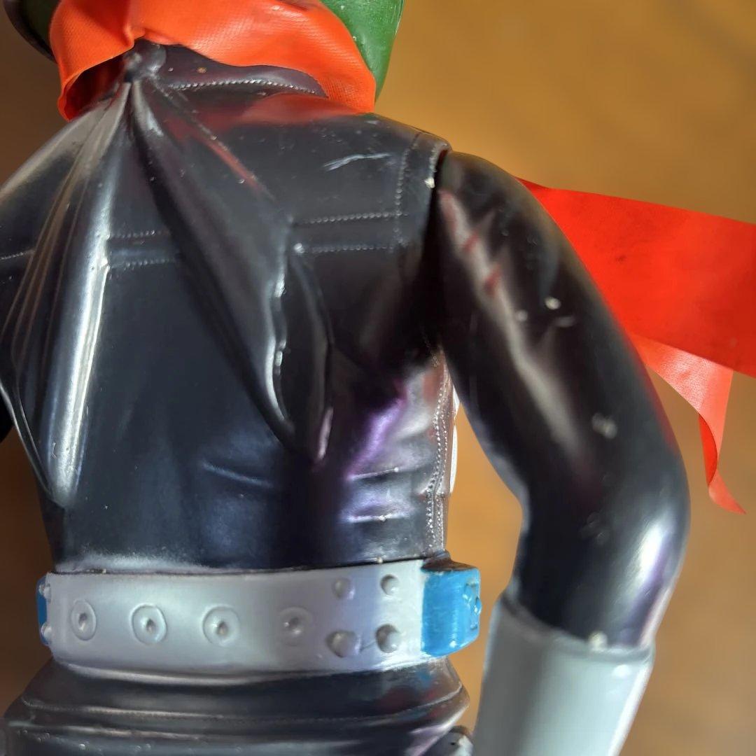 昭和レトロ 仮面ライダー1号 面トレソフビ