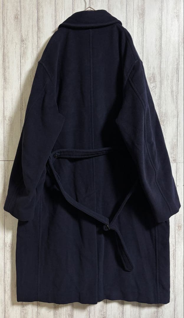 Comoli ウールミリタリーコート 22AW ネイビー サイズ3