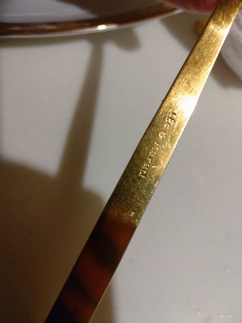 imperial  tiffany　レア ゴールド縁取りの食器セット