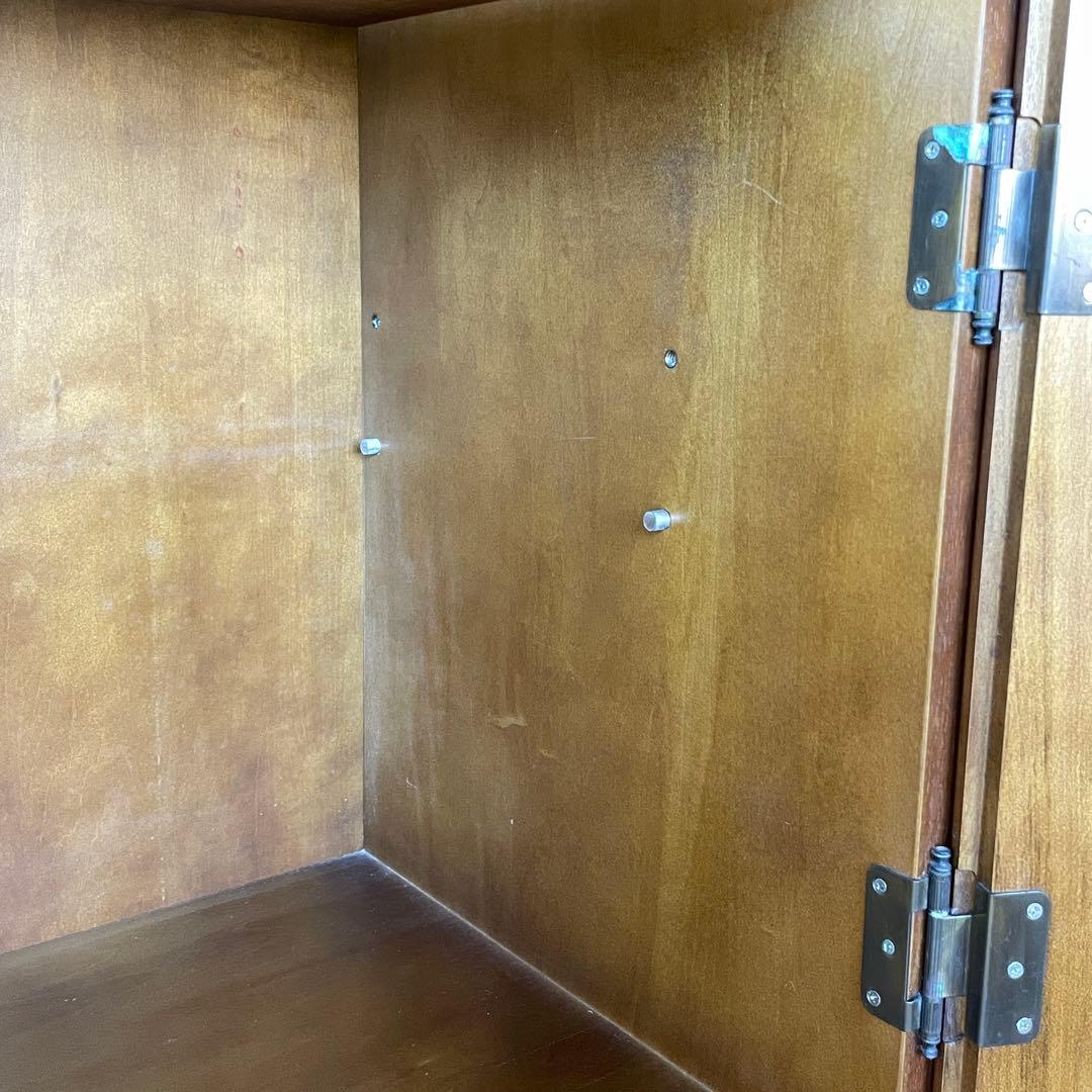 【希少】カリモク コロニアル ライティングビューロー デスク チェスト 木製