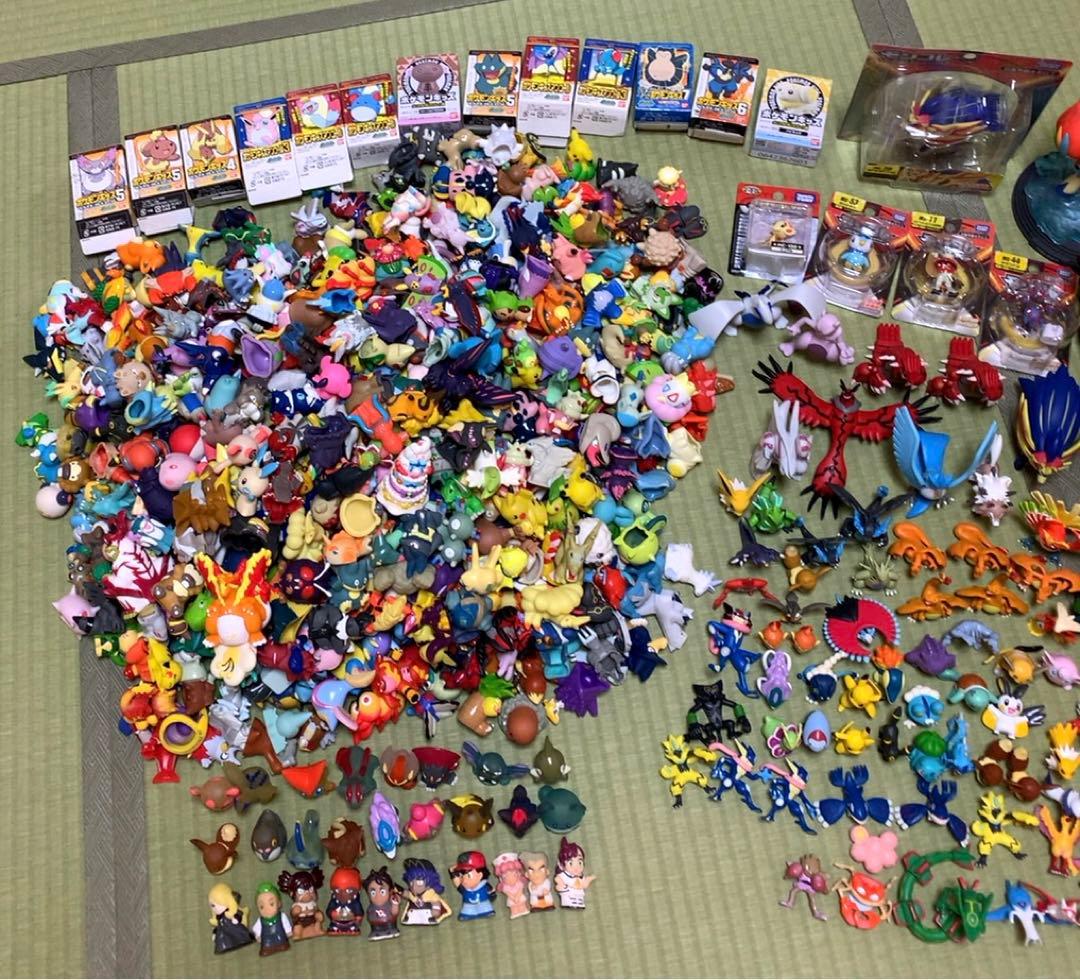 ポケモンキッズ指人形640点以上 モンコレ124体 フィギュア等 大量