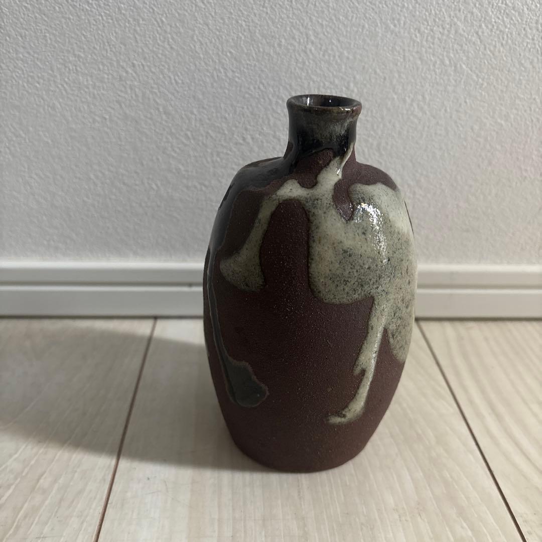 濱田庄司　流掛焼締徳利