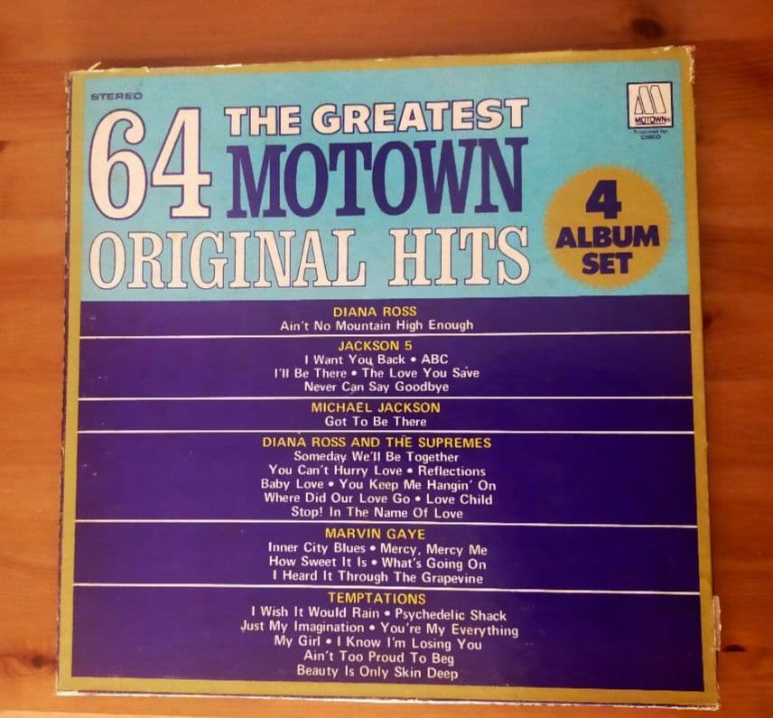 入手困難 4LP 64 モータウン ヒッツ (ジャクソン5 他多数)