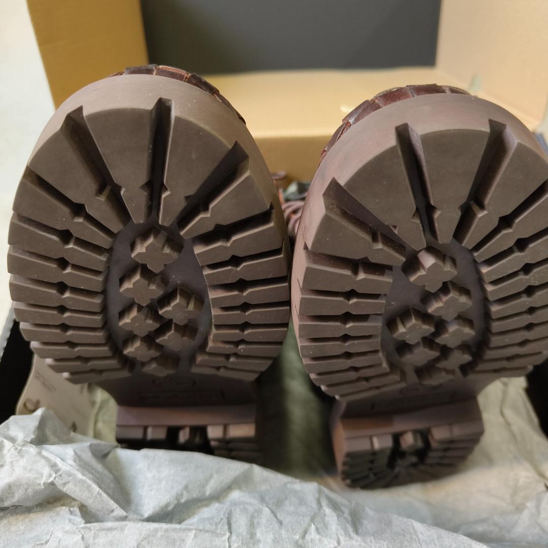 ティンバーランド 6インチプレミアムブーツ 編み込み ブラウン 26cm