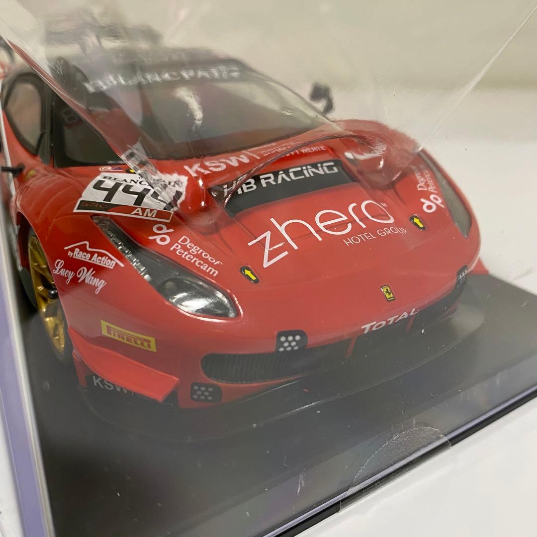 GLレーシング製 ミニッツボディ フェラーリ 488GT3 レッド×ブラック