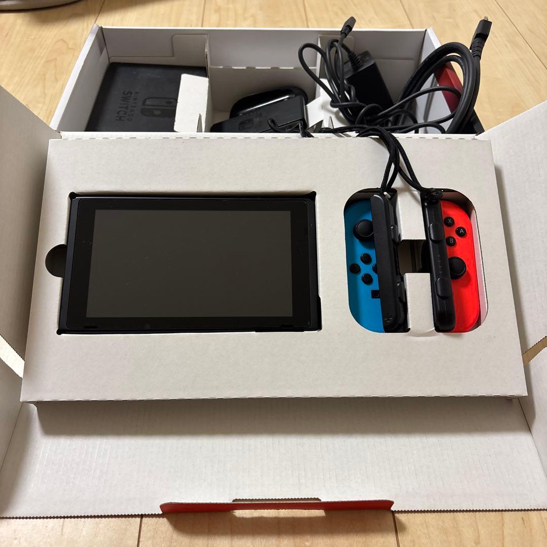【半ジャンク品】Nintendo Switch ネオンブルー/ネオンレッド