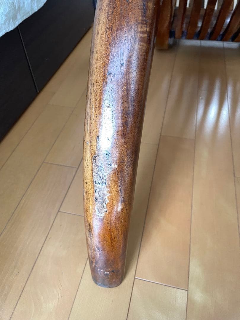 センターテーブル　木製　ガラス