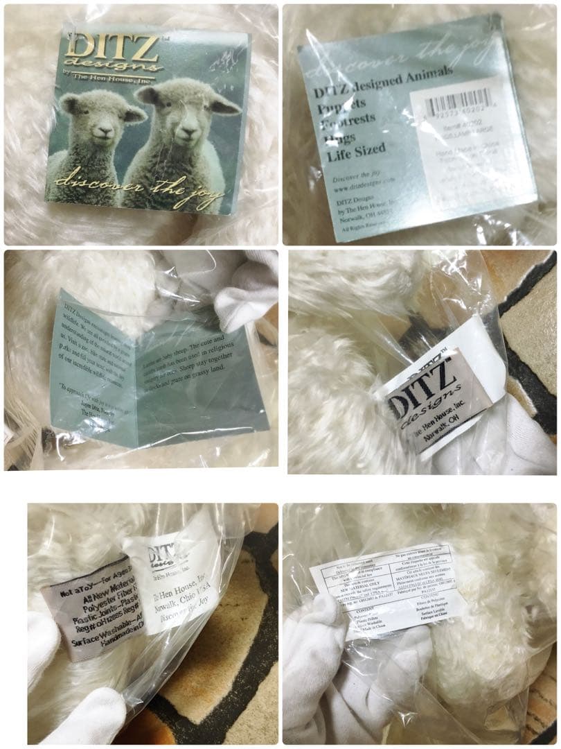 ✨️レア希少 新品 ditzディッツ ハルモニア 羊 ひつじ シープ ぬいぐるみ