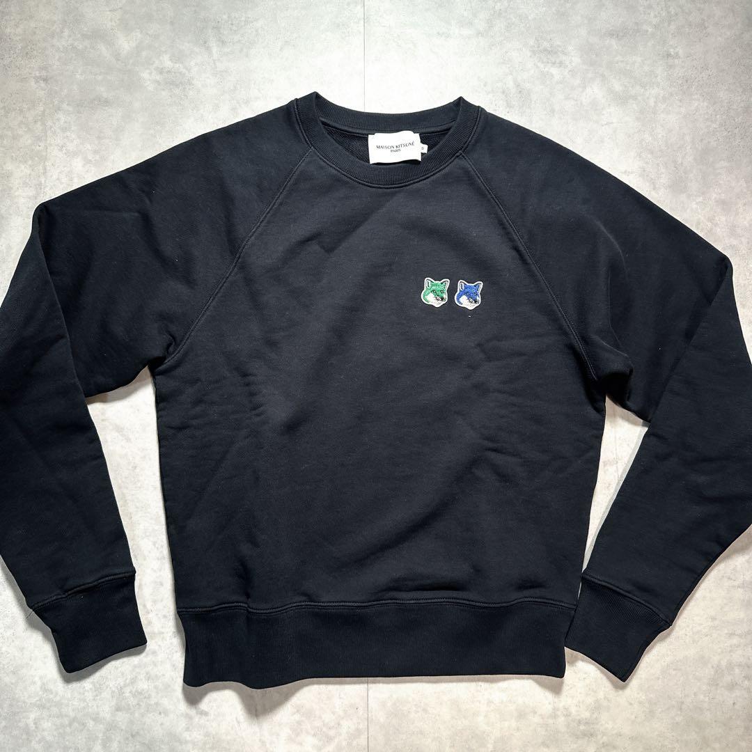 MAISON KITSUNE メゾンキツネ キツネロゴパッチ スウェット XS