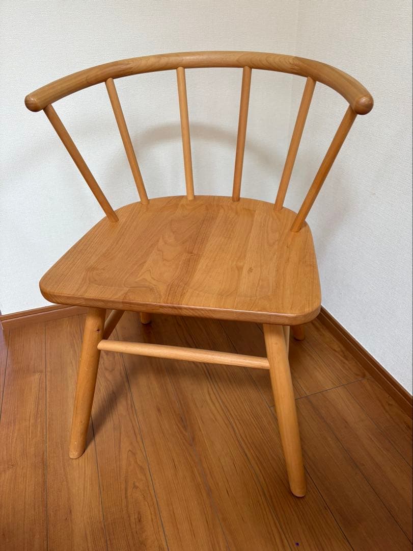 【wawawa】モモナチュラルダイニングチェア一脚