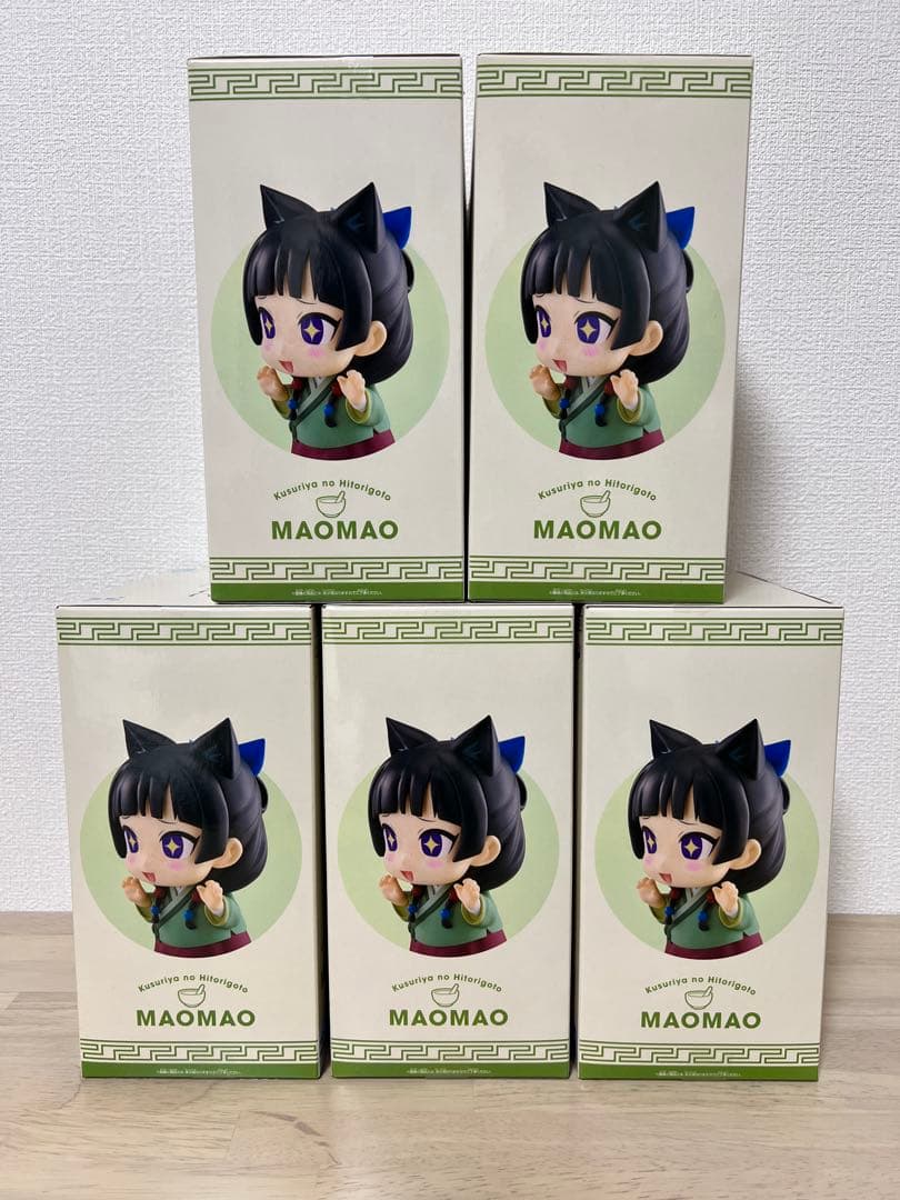 薬屋のひとりごと おおきなSOFVIMATES 猫猫 フィギュア5個セット