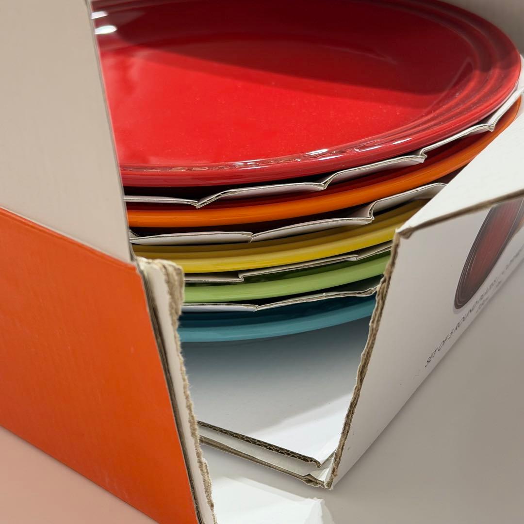 LE CREUSET ル・クルーゼ ストーンウェア 皿 5枚セット 23cm