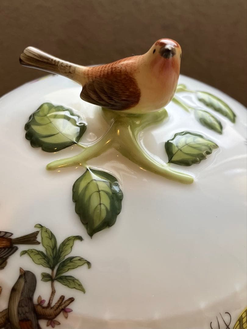 【HEREND ヘレンド】ロスチャイルドバード　スープチューリン　希少訳あり