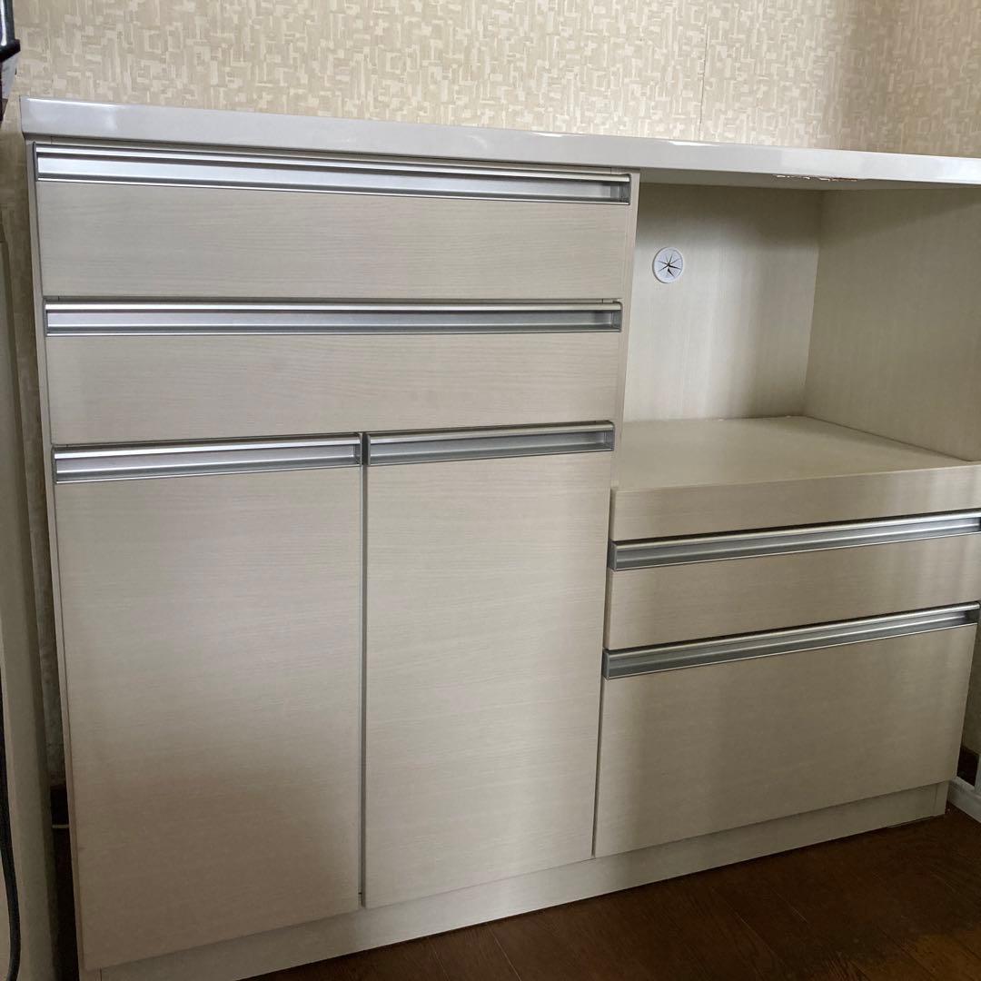 【美月⭐︎】食器棚　キッチンボード　レンジボード　幅120cm