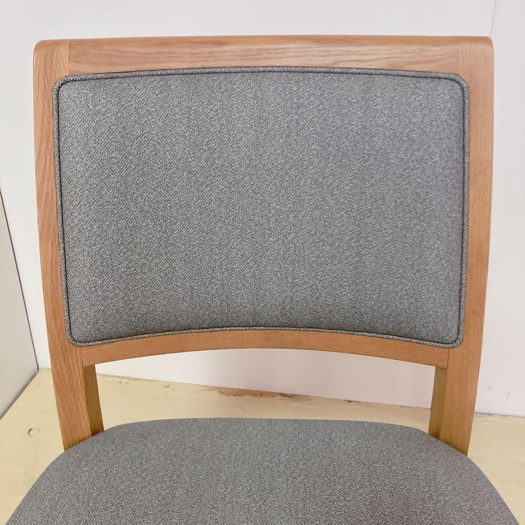 浜本工芸　ダイニングチェア　アームレスチェア　木製チェア　撥水生地