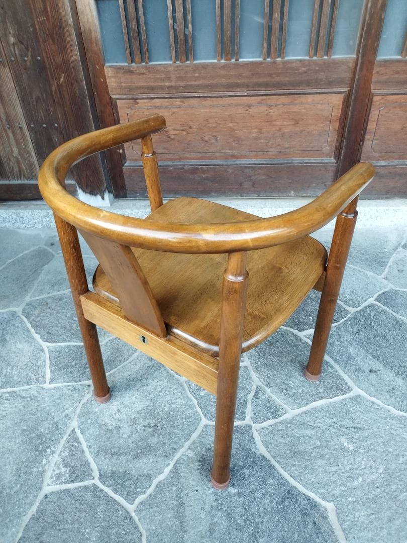 無垢　木製　ダイニングチェア　レトロカントリー　①