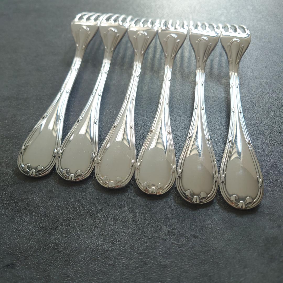 美品 クリストフル リュバン デザートフォーク 6点
