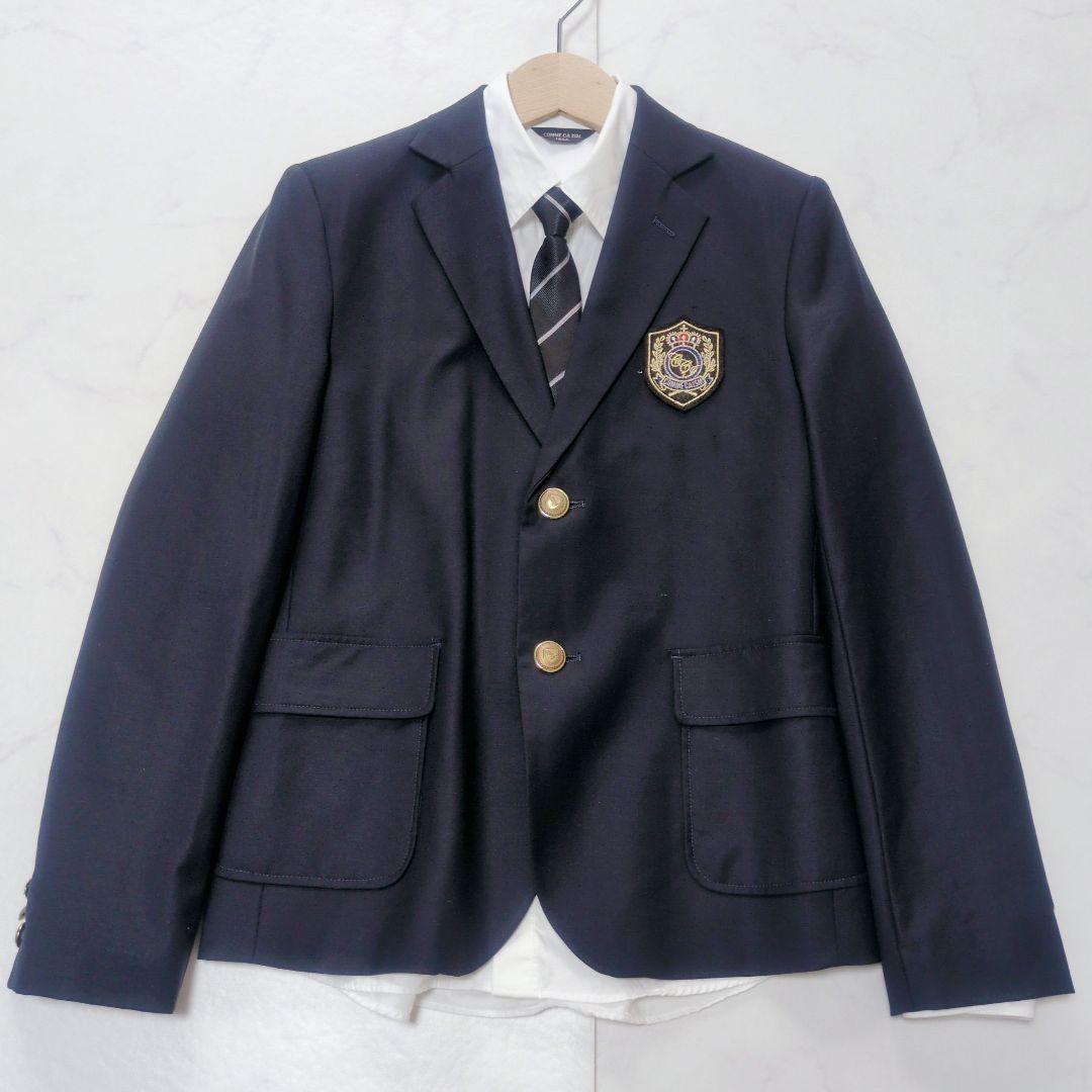 COMME CA ISM✨️フォーマルスーツ 紺ブレザー 金ボタン 卒服 150