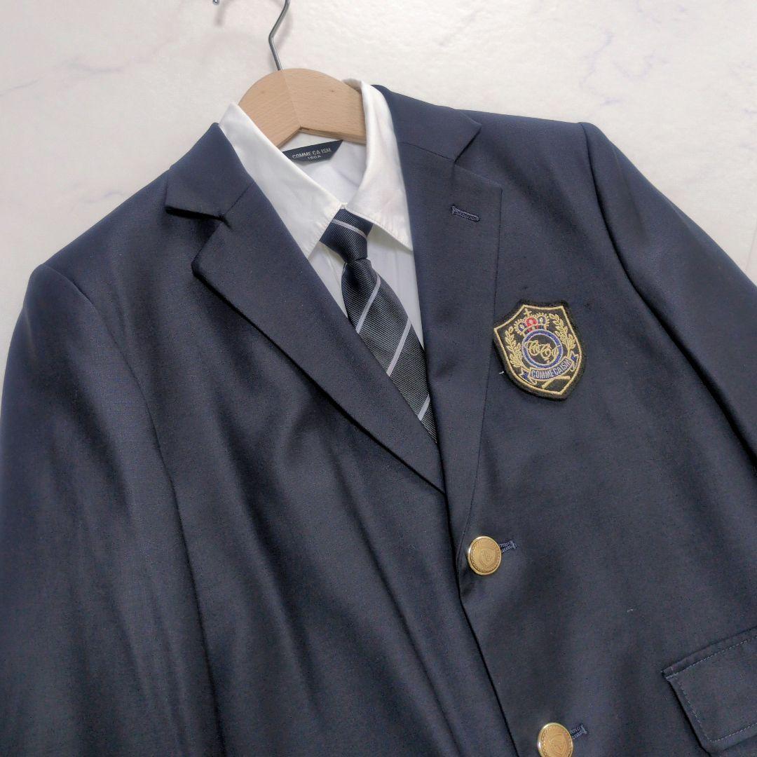 COMME CA ISM✨️フォーマルスーツ 紺ブレザー 金ボタン 卒服 150
