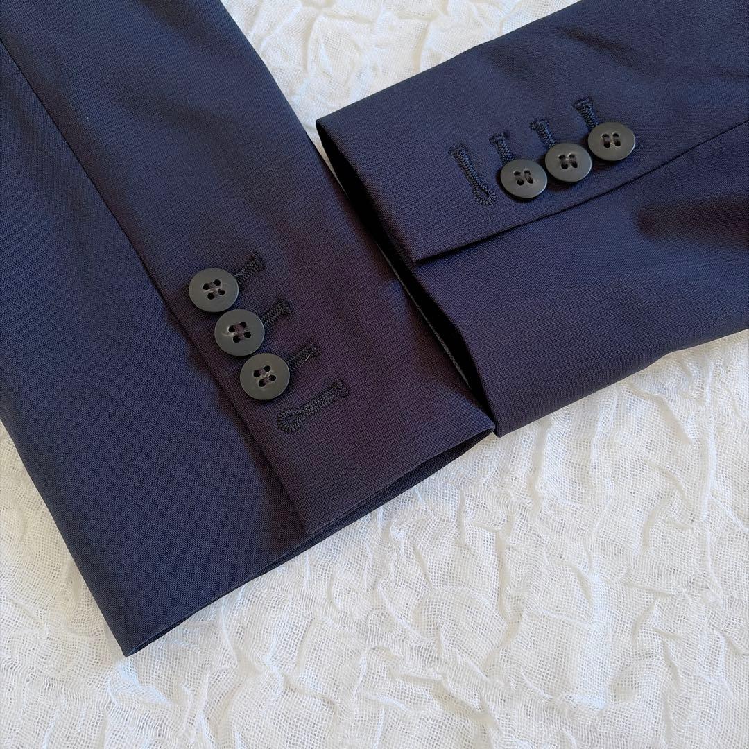 【セオリー】極美品✨ダブルブレストジャケット ストレッチ メリノウール