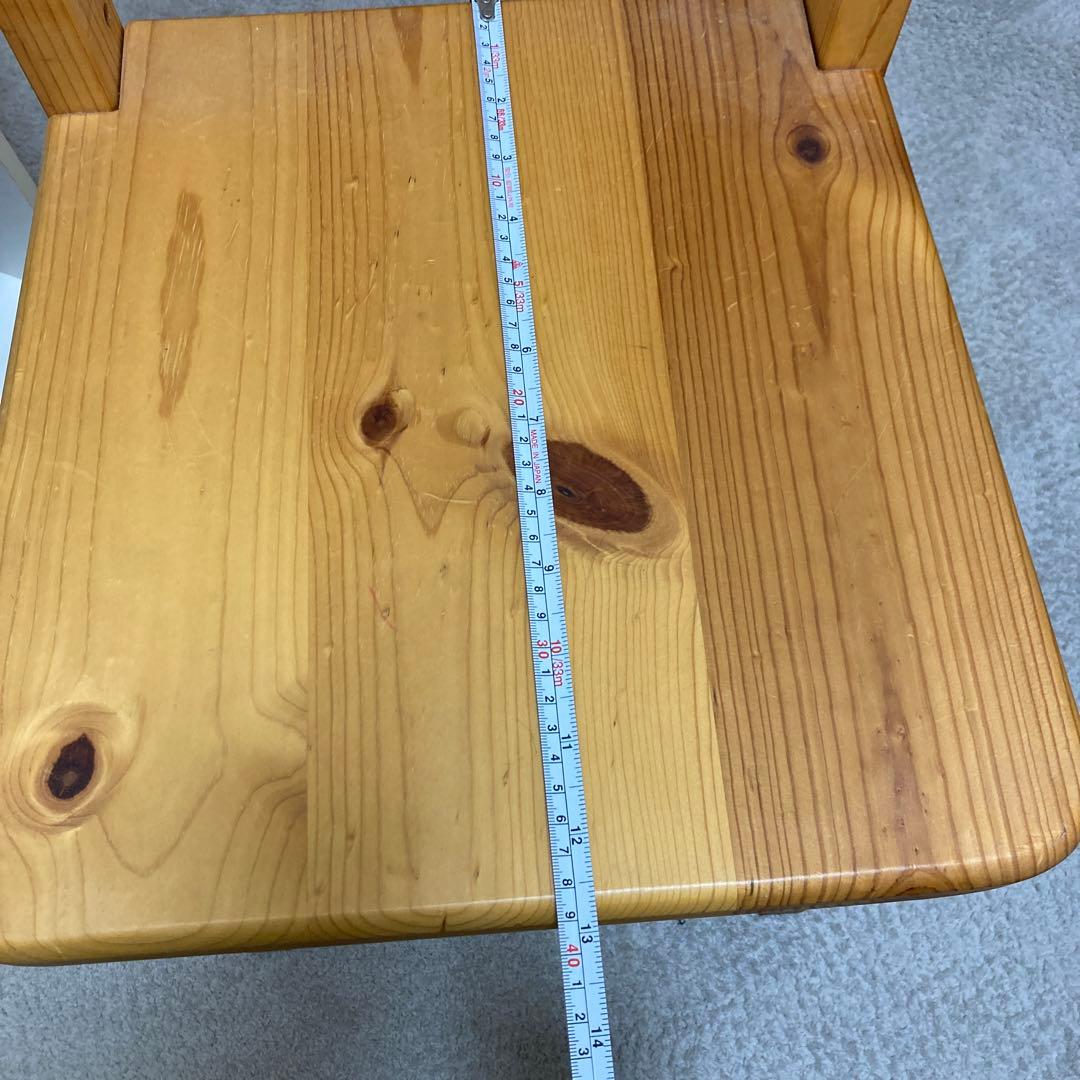 最終値下げ　ステップチェア　椅子　パイン材　アンティーク