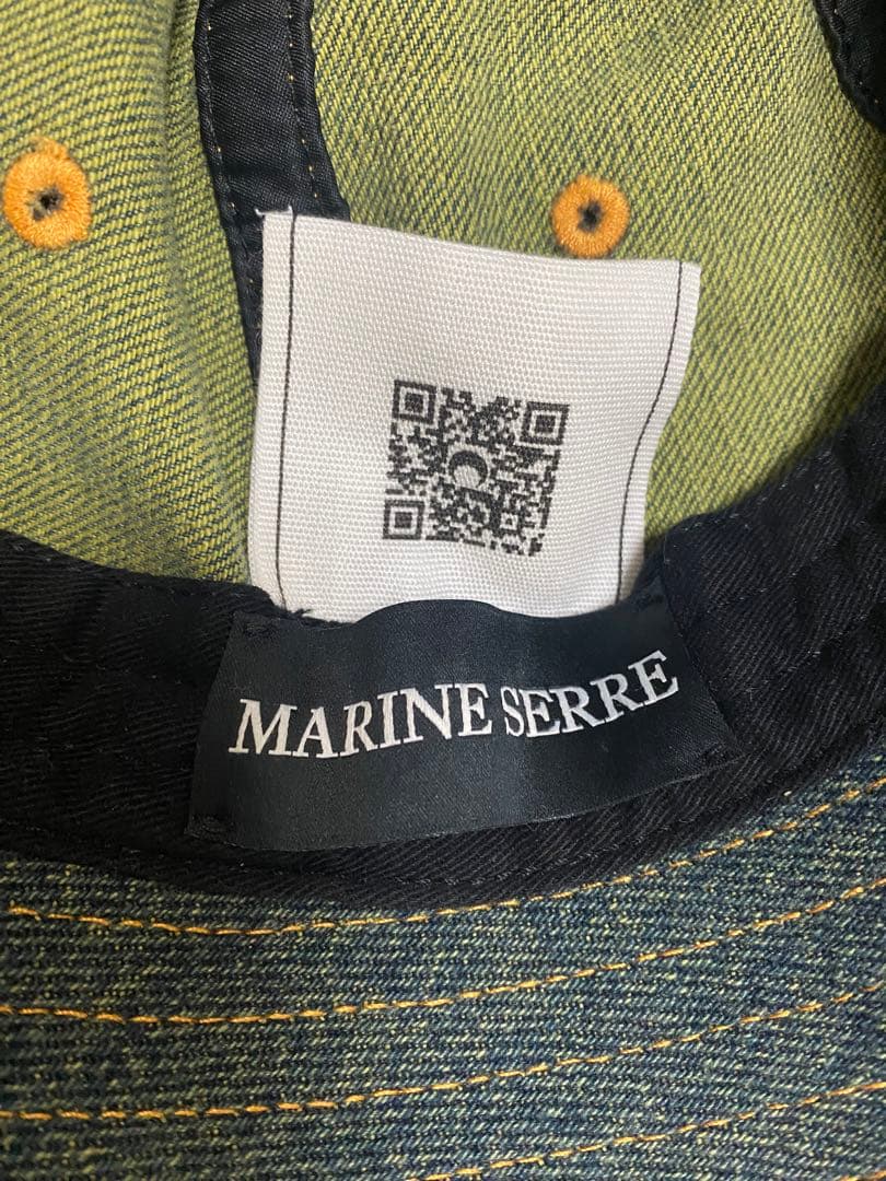 MARINE SERRE パターン付きバケットハット