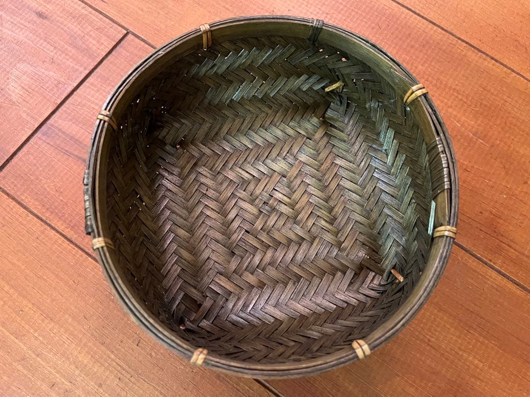 昭和レトロ　竹細工　まとめ売り　￼竹籠　茶托