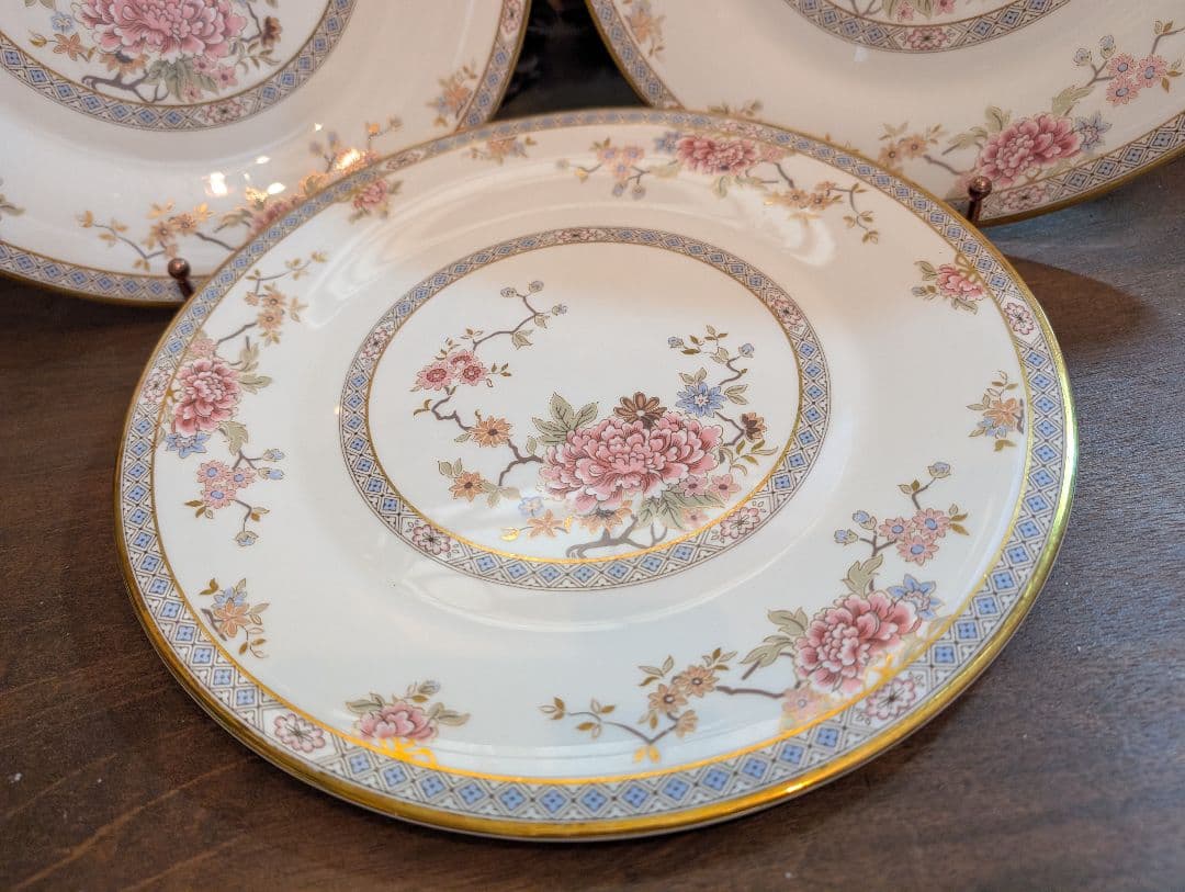 ロイヤルドルトン　カントン　ディナープレート27㎝プレート♡3枚