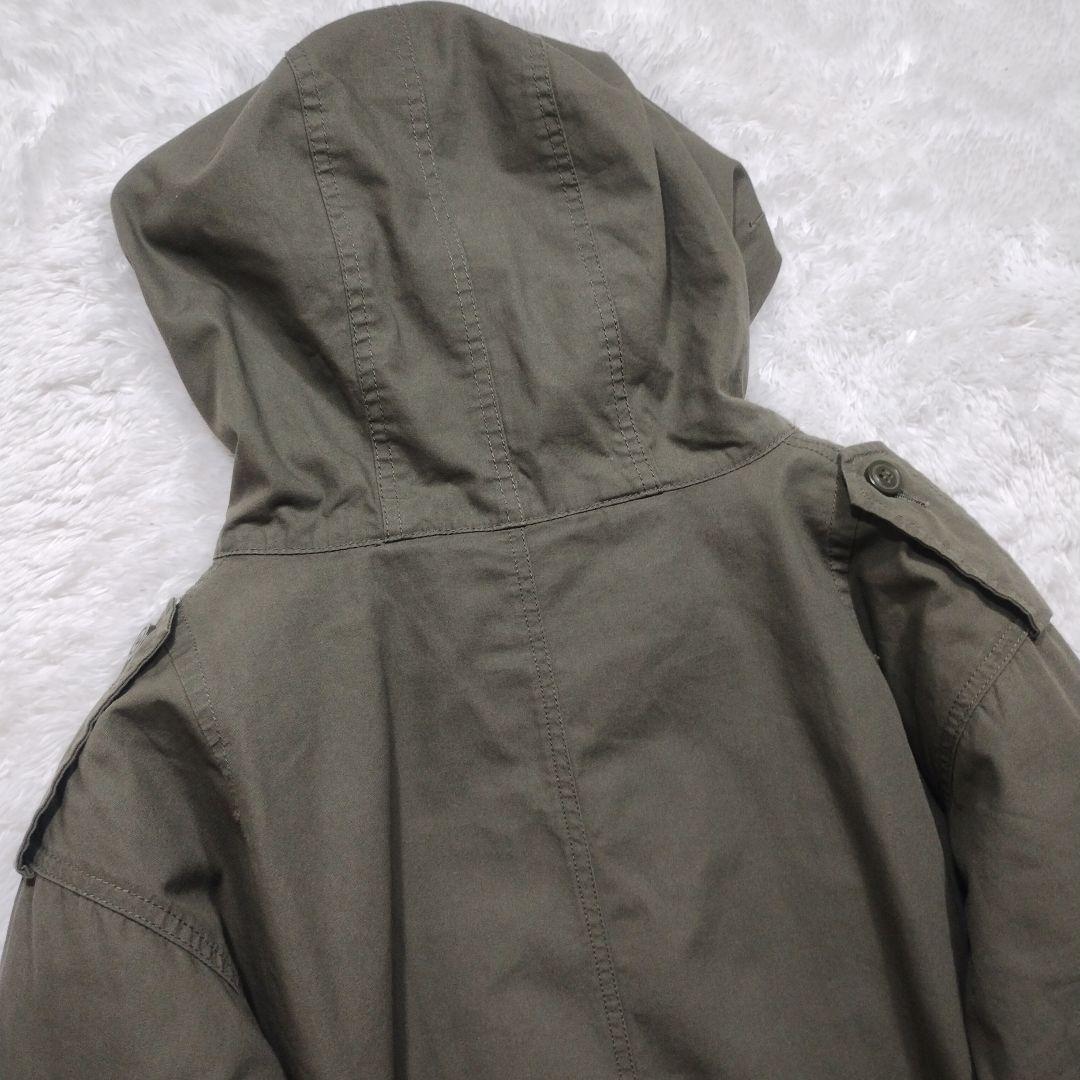 【美品】ヒューストン　M-51　ライナー付　モッズコート　青島コート　XXS　緑