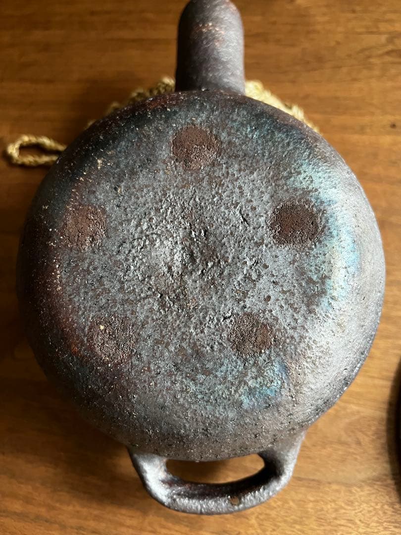 岩井窯　蓋付片手土鍋　大