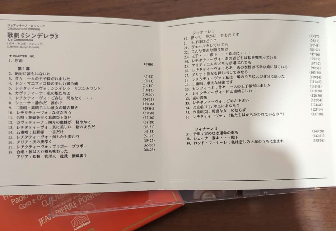 ロッシーニ:歌劇「シンデレラ(チェネレントラ)」　アバド指揮　DVD 日本語字幕