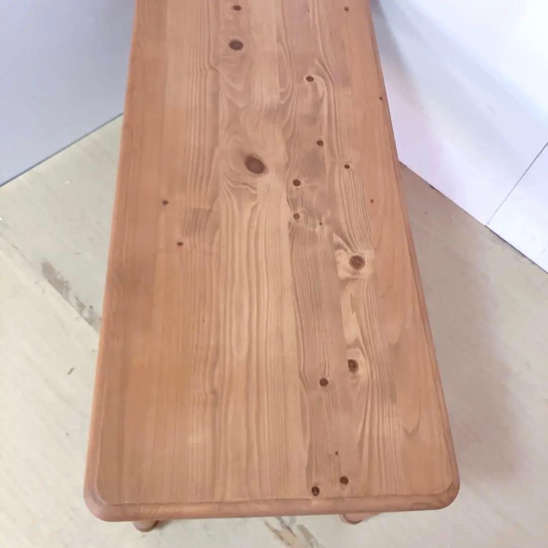 カントリー調　木製　センターテーブル　ローテーブル　ダイニングテーブル