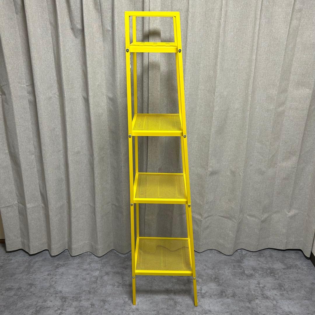 廃盤色 IKEA イケア LERBERG レールベリ イエロー 4段