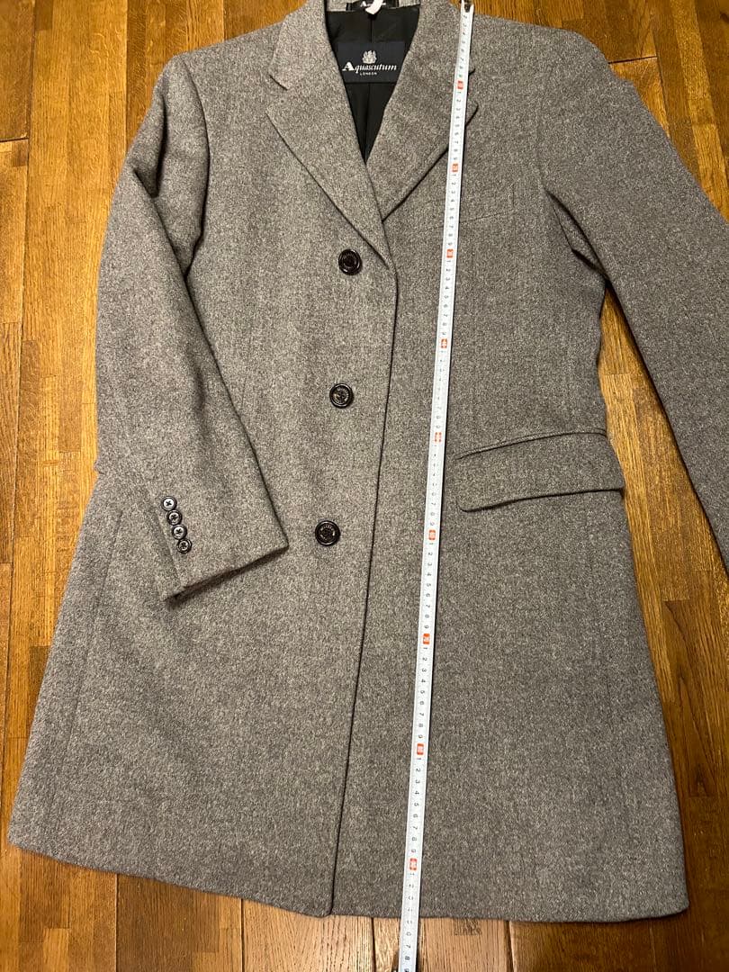 アクアスキュータム カシミヤ＆ウールコート