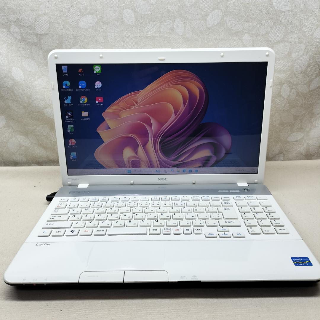 434 Core i7快適！ かんたん安心♪ Windows11 ノートパソコン