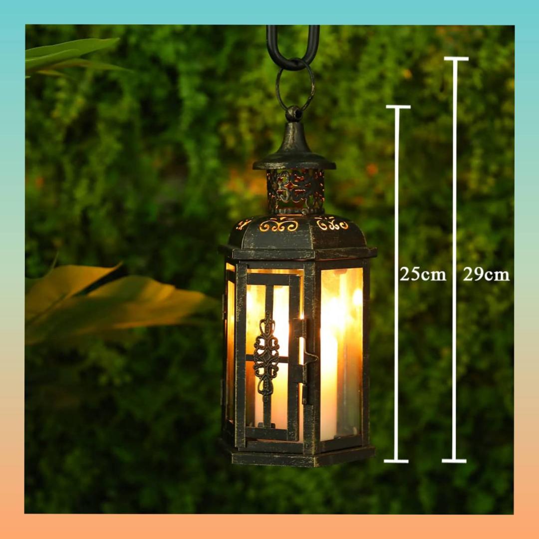 ☆キャンドルホルダー 25cm ヴィンテージ ランタン インテリア